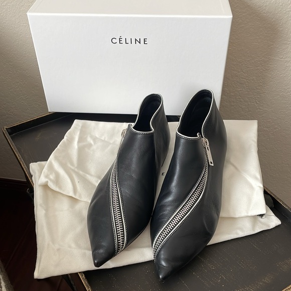 Celine Zip Low Bootie - Picture 4 of 12
